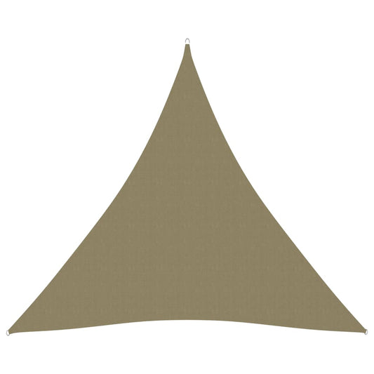 Aurinkopurje Oxford-kangas kolmio 4x4x4 m beige - Sisustajankoti.fi