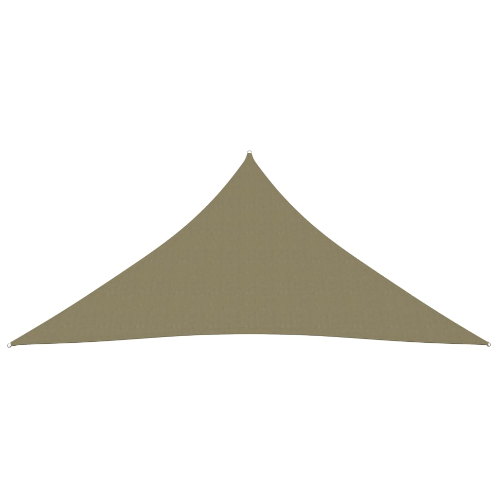 Aurinkopurje Oxford-kangas kolmio 4x4x4 m beige - Sisustajankoti.fi
