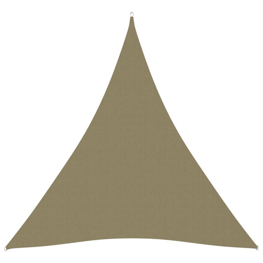 Aurinkopurje Oxford-kangas kolmio 5x6x6 m beige - Sisustajankoti.fi