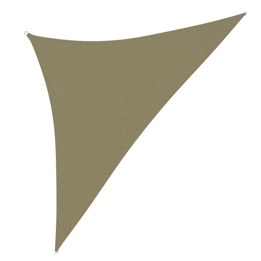 Aurinkopurje Oxford-kangas kolmio 5x5x6 m beige - Sisustajankoti.fi