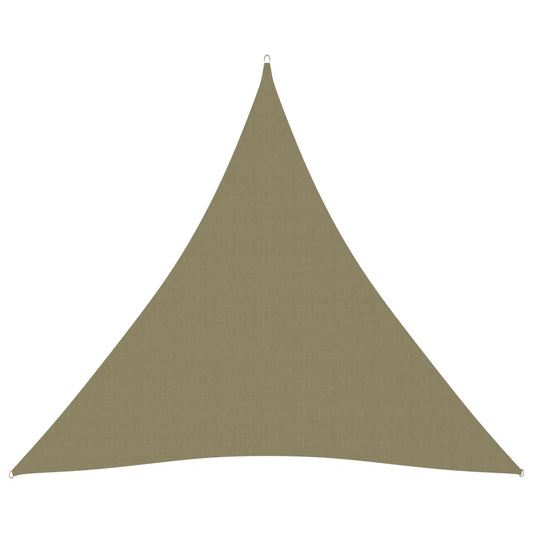 Aurinkopurje Oxford-kangas kolmio 6x6x6 m beige - Sisustajankoti.fi