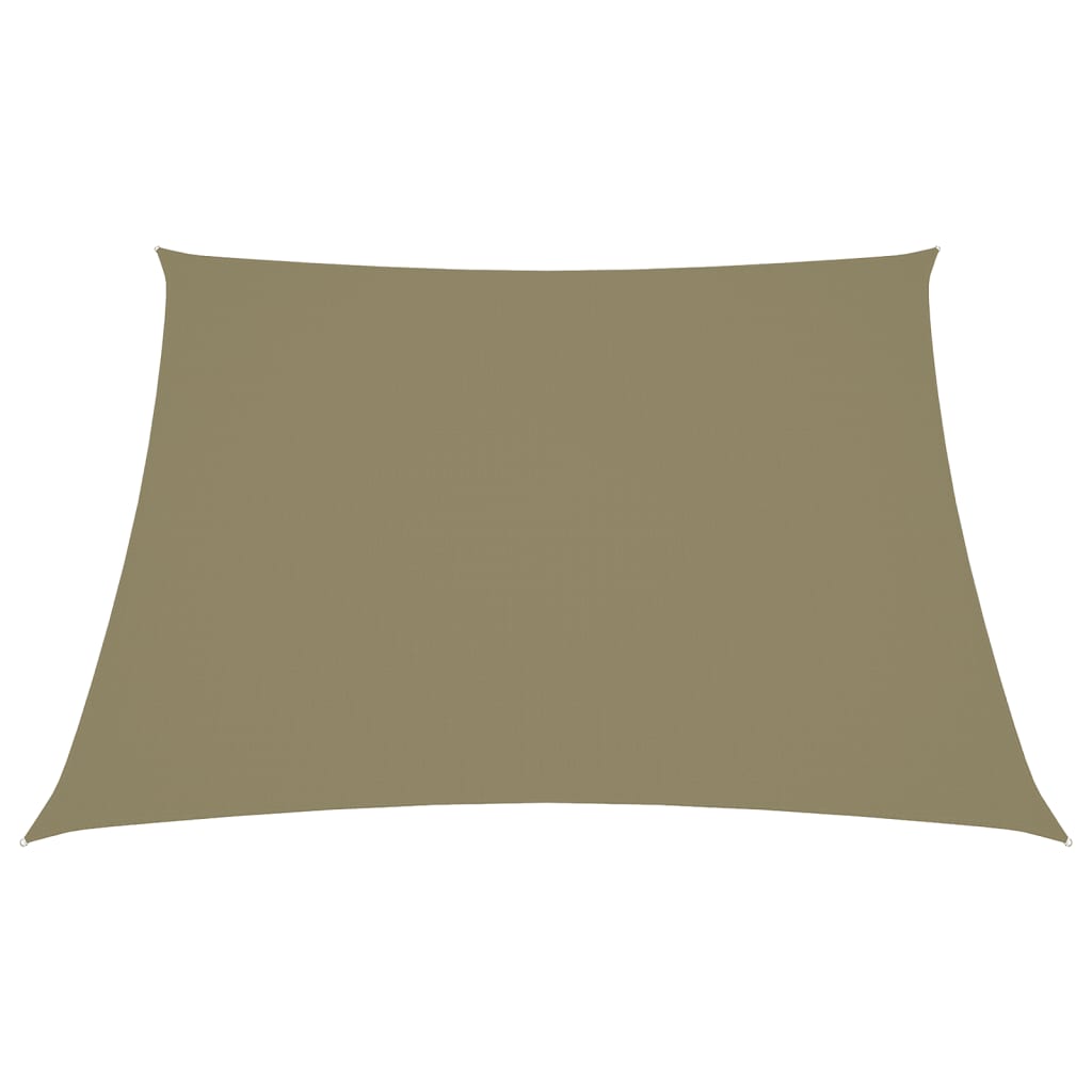 Aurinkopurje Oxford-kangas puolisuunnikas 3/5x4 m beige - Sisustajankoti.fi