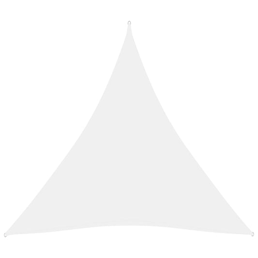 Aurinkopurje Oxford-kangas kolmio 4,5x4,5x4,5 m valkoinen - Sisustajankoti.fi