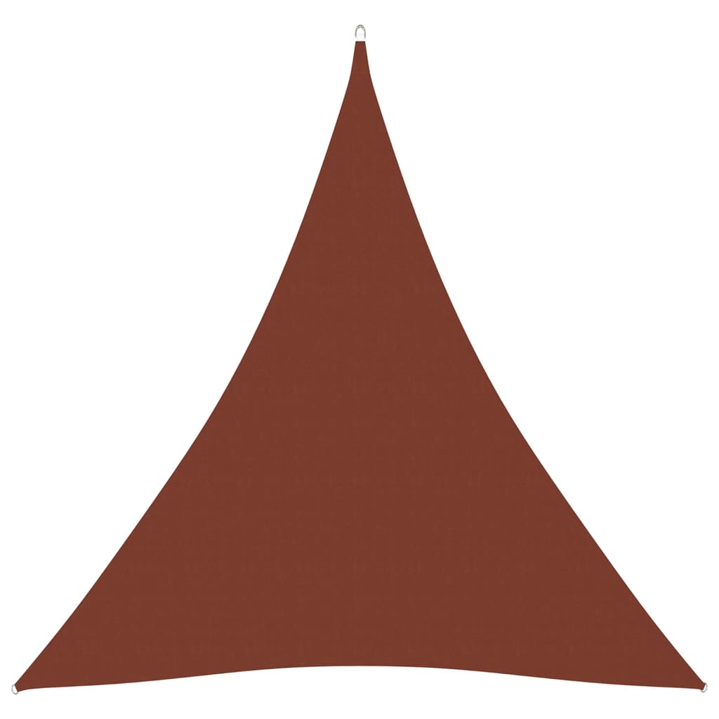 Aurinkopurje Oxford-kangas kolmio 3x3x3 m terrakotta - Sisustajankoti.fi