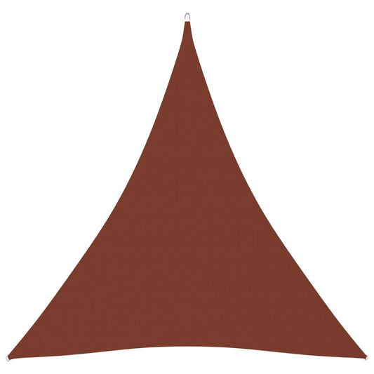 Aurinkopurje Oxford-kangas kolmio 3x3x3 m terrakotta - Sisustajankoti.fi