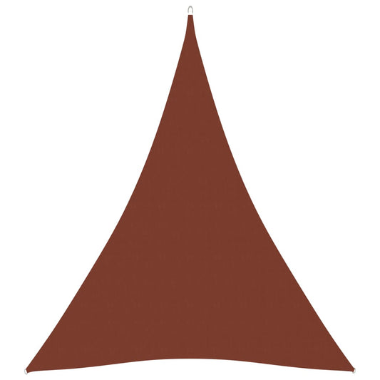Aurinkopurje Oxford-kangas kolmio 3x4x4 m terrakotta - Sisustajankoti.fi