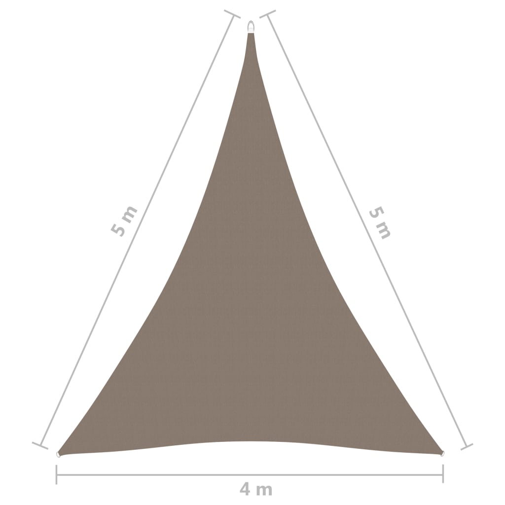 Aurinkopurje Oxford-kangas kolmio 4x5x5 m harmaanruskea - Sisustajankoti.fi