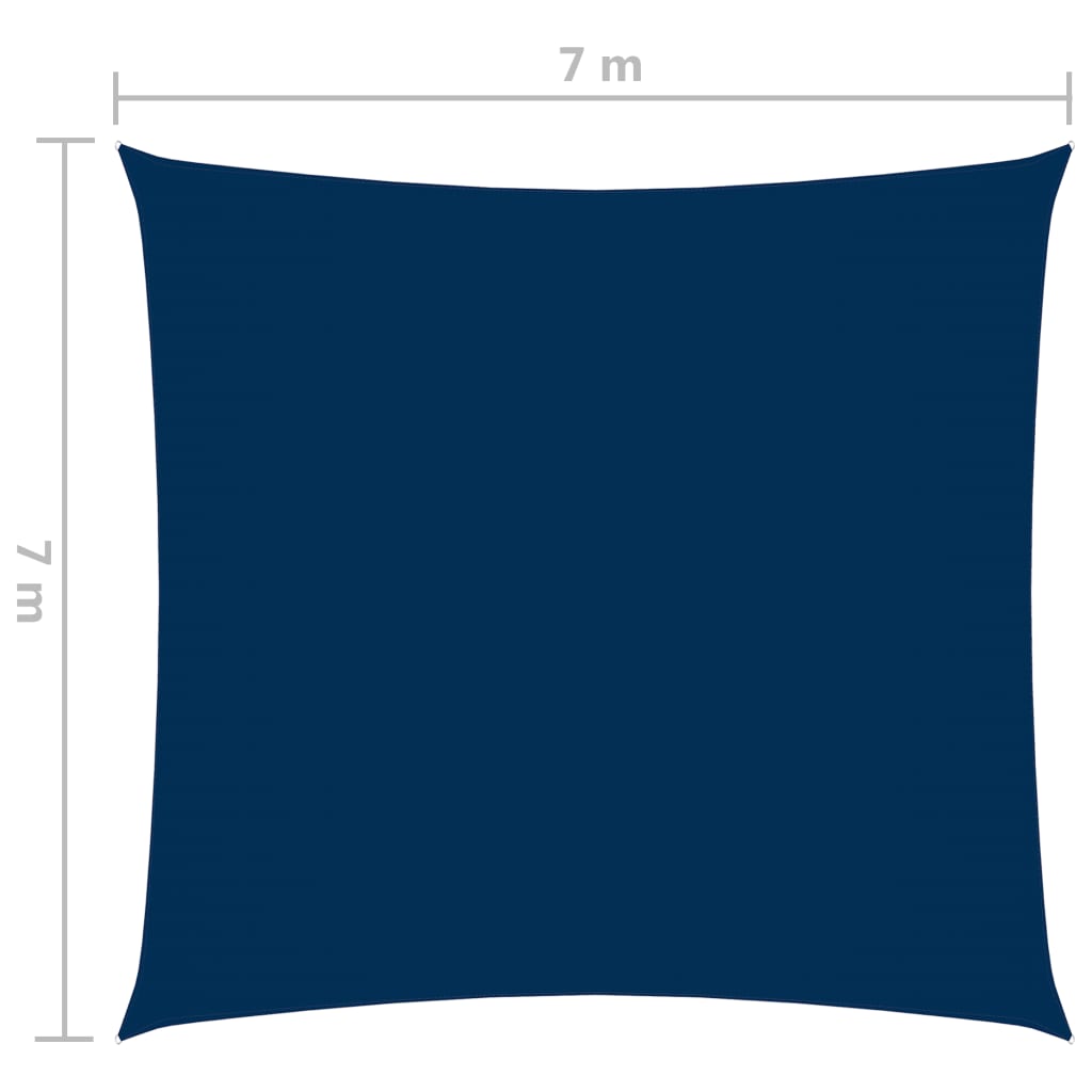 Aurinkopurje Oxford-kangas neliö 7x7 m sininen - Sisustajankoti.fi