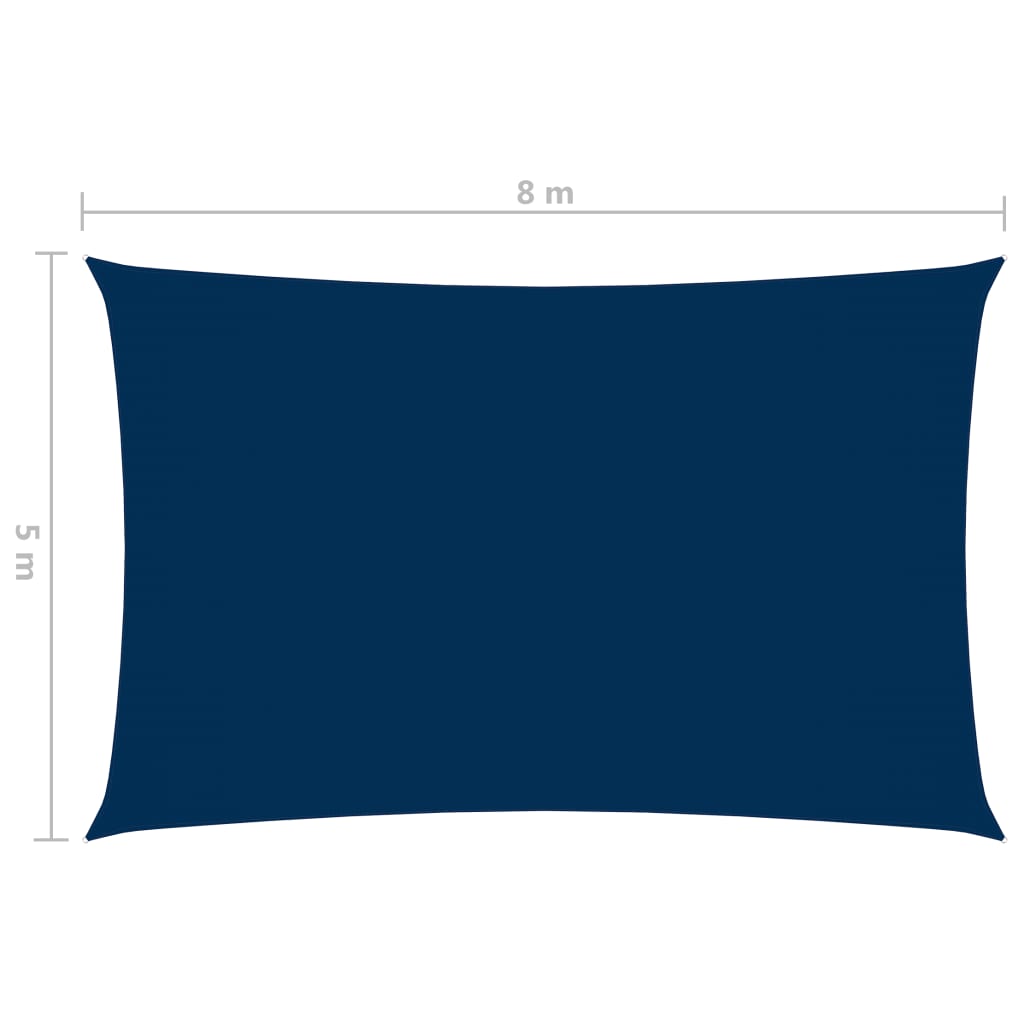 Aurinkopurje Oxford-kangas suorakaide 5x8 m sininen - Sisustajankoti.fi