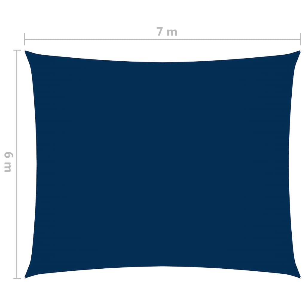 Aurinkopurje Oxford-kangas suorakaide 6x7 m sininen - Sisustajankoti.fi