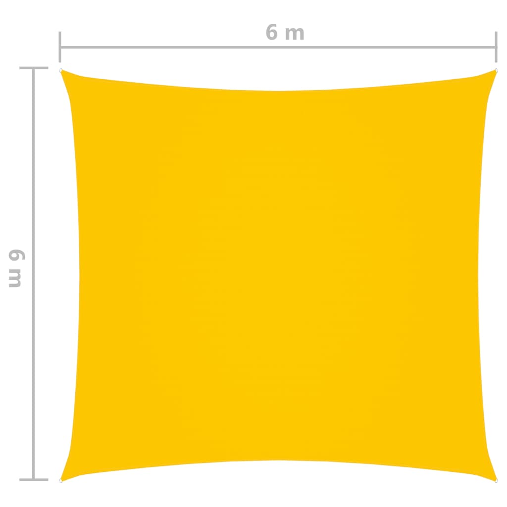 Aurinkopurje Oxford-kangas neliö 6x6 m keltainen - Sisustajankoti.fi