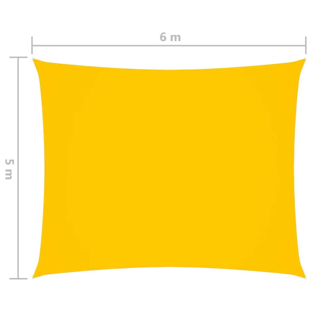 Aurinkopurje Oxford-kangas suorakaide 5x6 m keltainen - Sisustajankoti.fi