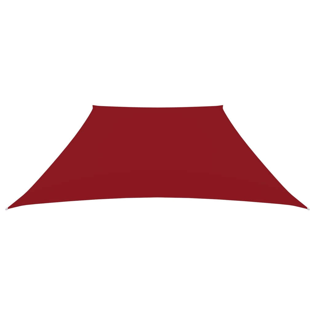 Aurinkopurje Oxford-kangas puolisuunnikas 3/4x2 m punainen - Sisustajankoti.fi