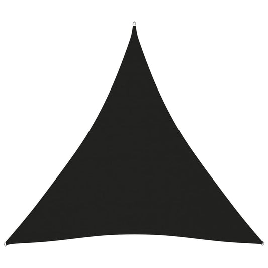 Aurinkopurje Oxford-kangas kolmio 3,6x3,6x3,6 m musta - Sisustajankoti.fi