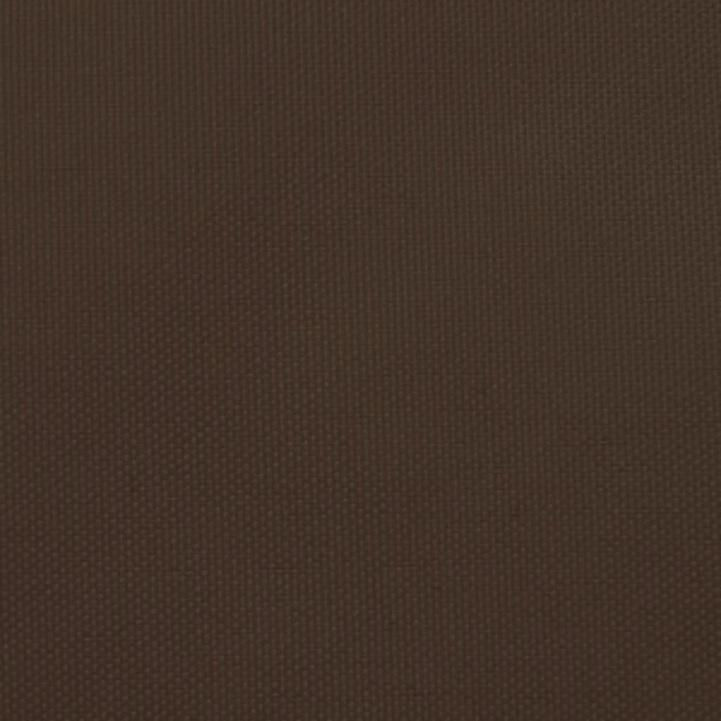 Aurinkopurje Oxford-kangas kolmio 3,6x3,6x3,6 m ruskea - Sisustajankoti.fi