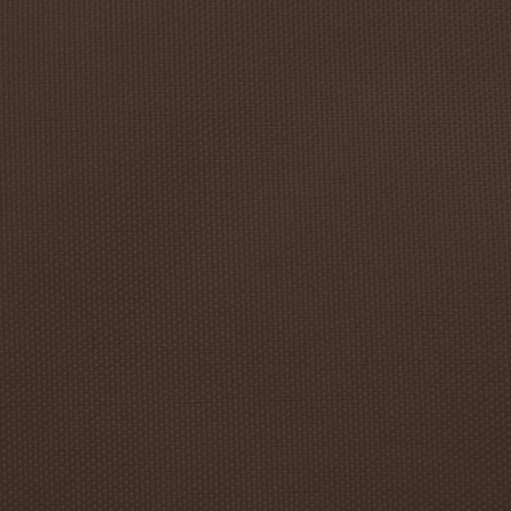 Aurinkopurje Oxford-kangas kolmio 3,5x3,5x4,9 m ruskea - Sisustajankoti.fi