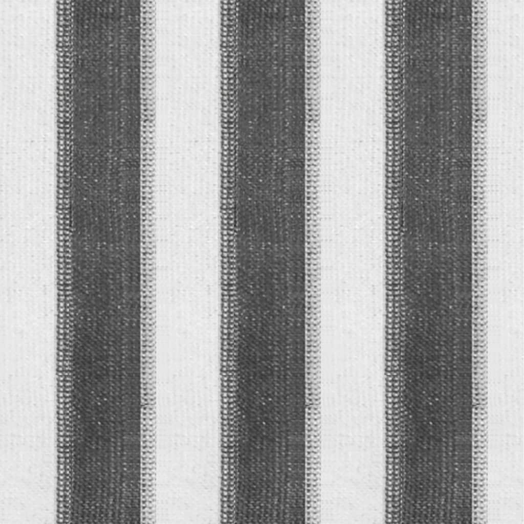 312692 Outdoor Roller Blind 60x230 cm Anthracite and White Stripe - Sisustajankoti.fi