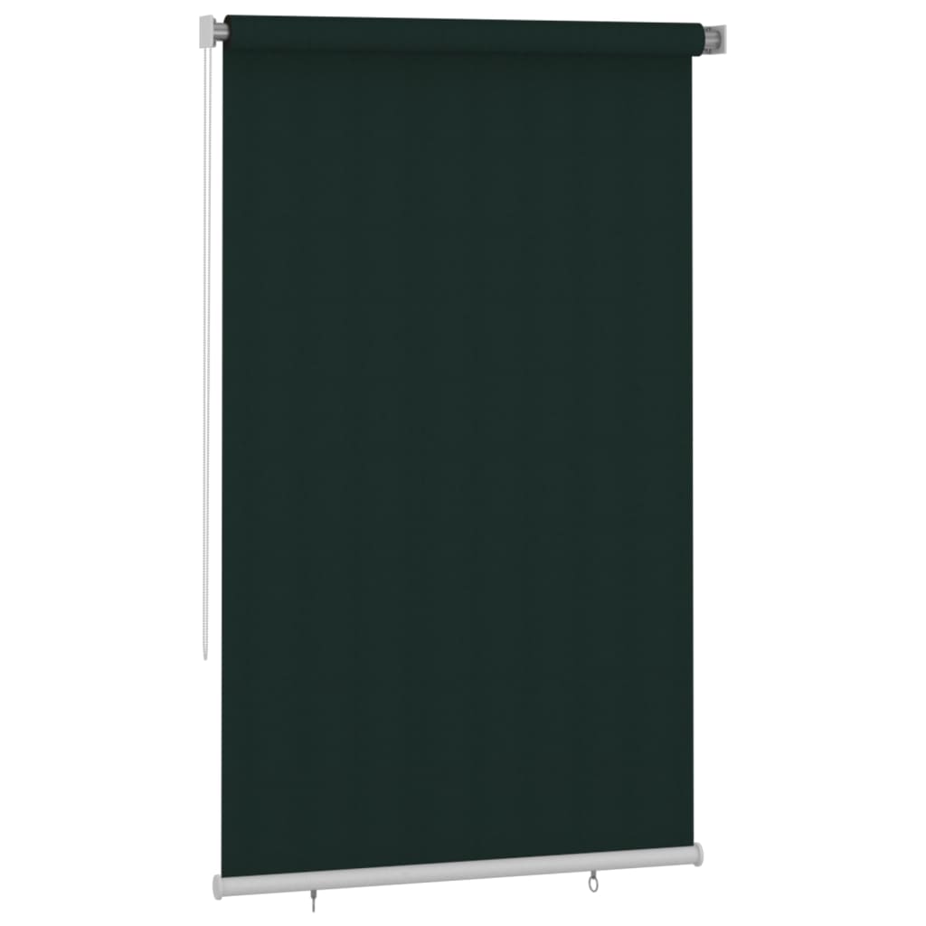 Rullaverho ulkotiloihin 140x230 cm tummanvihreä HDPE - Sisustajankoti.fi