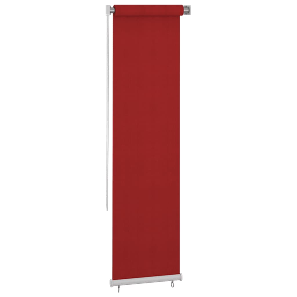 Rullaverho ulkotiloihin 60x230 cm punainen HDPE - Sisustajankoti.fi