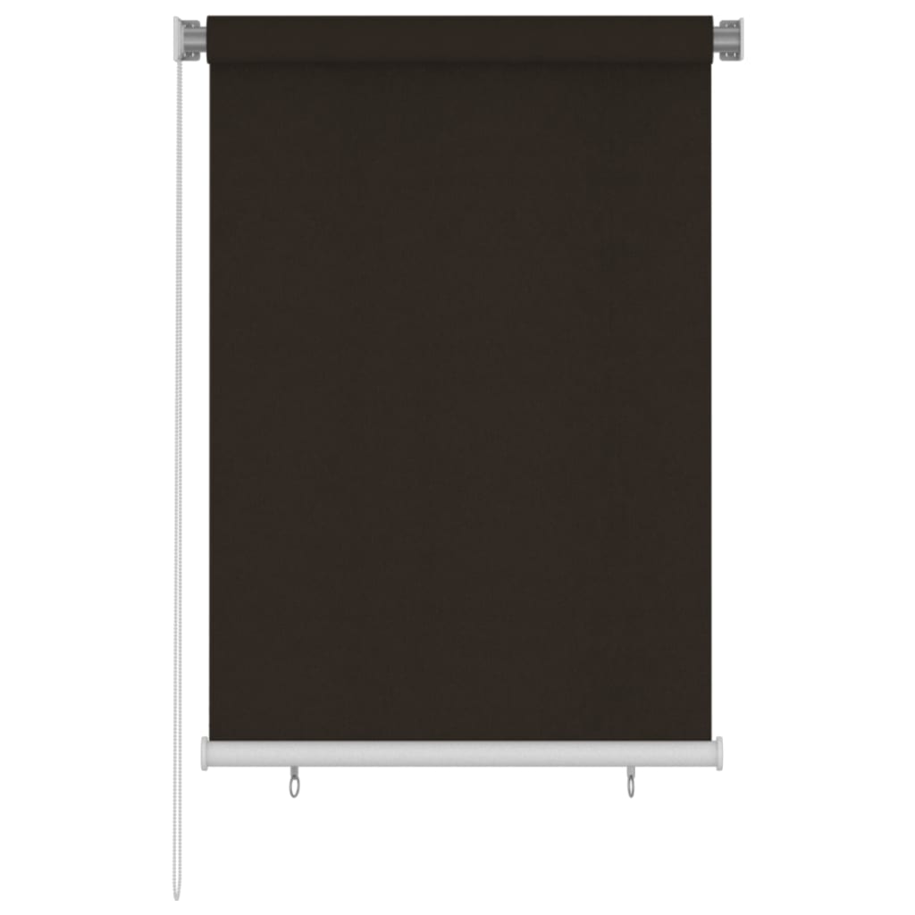 Rullaverho ulkotiloihin 100x140 cm ruskea HDPE - Sisustajankoti.fi