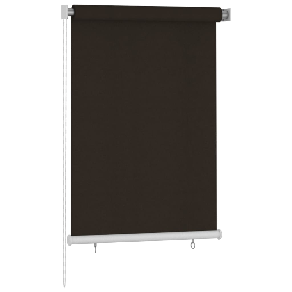 Rullaverho ulkotiloihin 100x140 cm ruskea HDPE - Sisustajankoti.fi