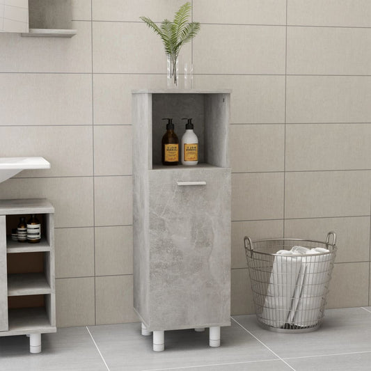 Kylpyhuonekaappi betoninharmaa 30x30x95 cm - Sisustajankoti.fi