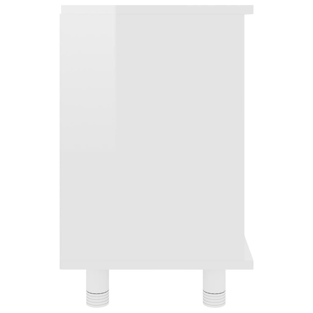 Kylpyhuonekaappi korkeakiilto valkoinen 60x32x53,5 cm - Sisustajankoti.fi