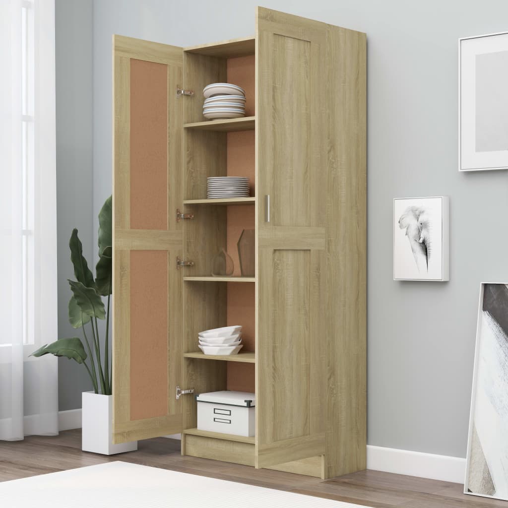 Kirjahylly tammi 82,5x30,5x185,5 cm - Sisustajankoti.fi