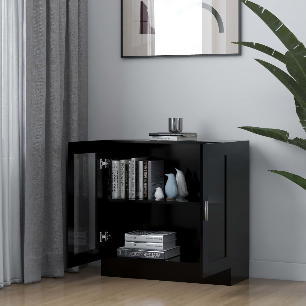 Vitriinikaappi musta 82,5x30,5x80 cm - Sisustajankoti.fi