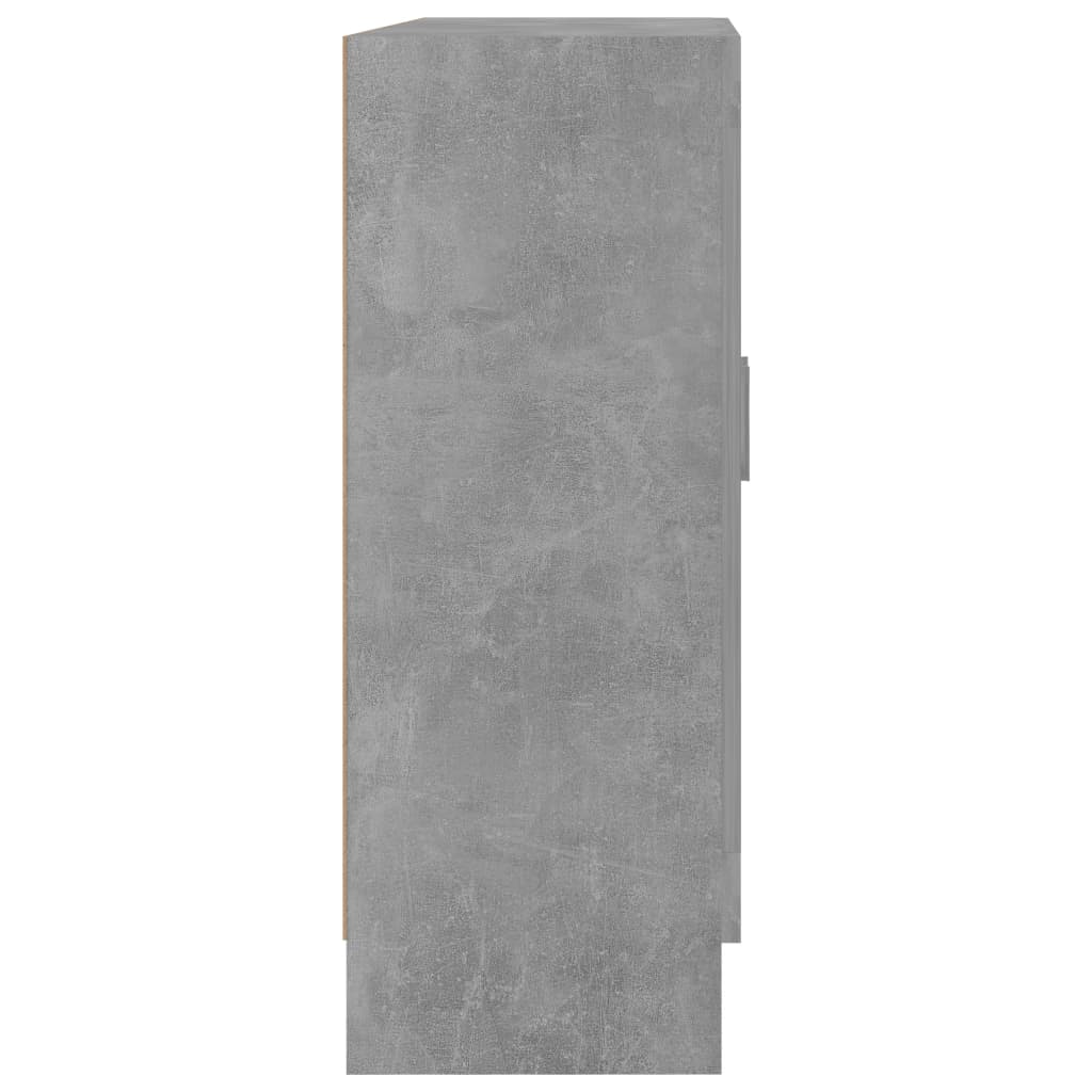 Vitriinikaappi betoninharmaa 82,5x30,5x80 cm - Sisustajankoti.fi