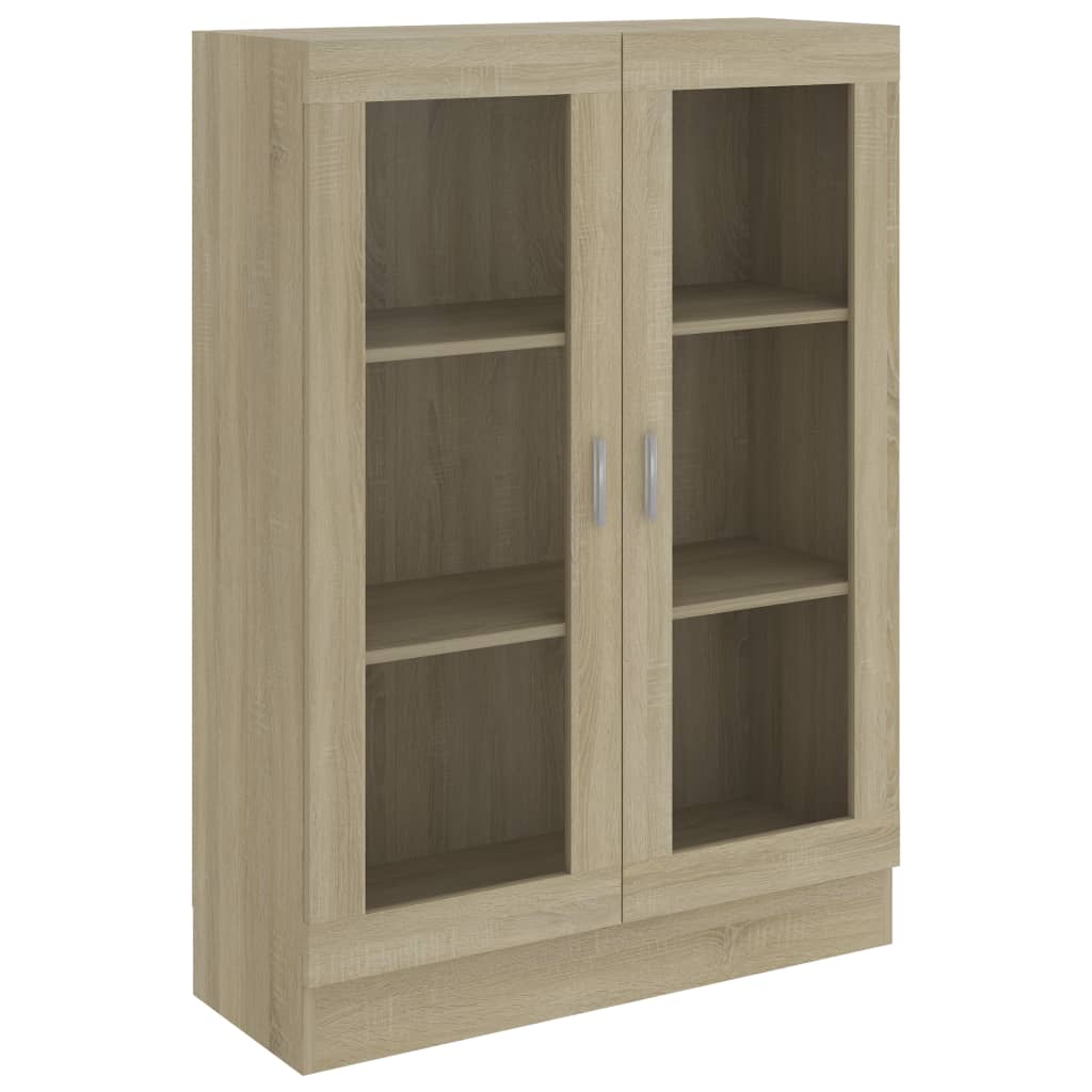 Vitriinikaappi Sonoma-tammi 82,5x30,5x115 cm - Sisustajankoti.fi