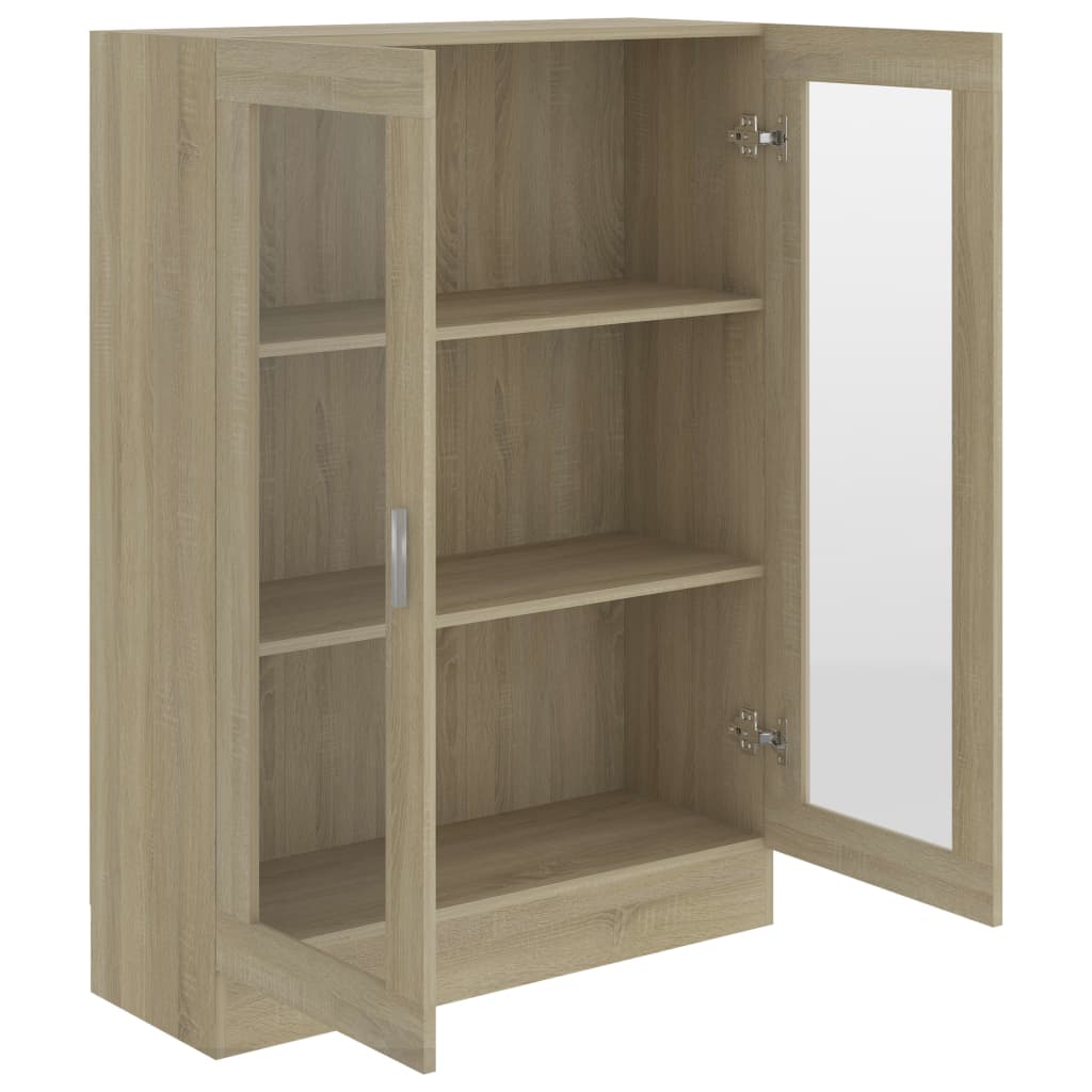 Vitriinikaappi Sonoma-tammi 82,5x30,5x115 cm - Sisustajankoti.fi