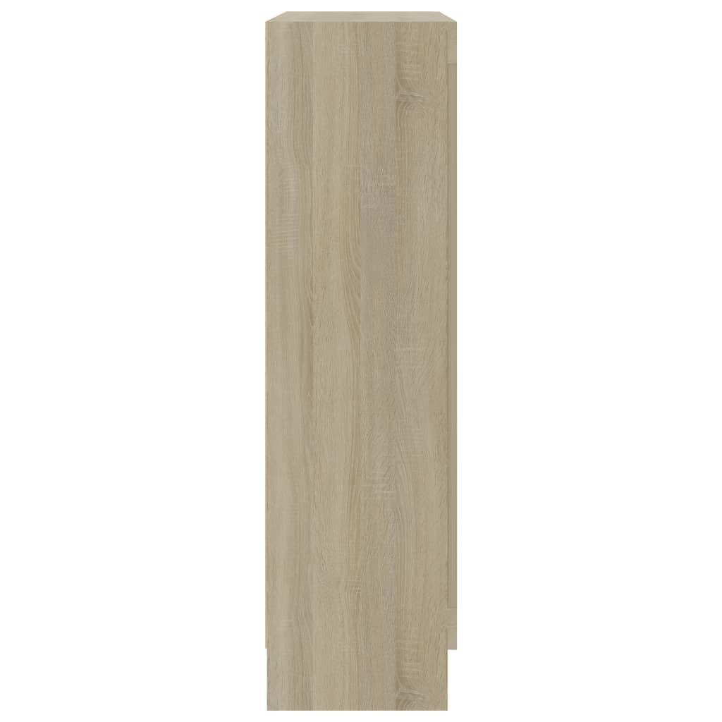 Vitriinikaappi Sonoma-tammi 82,5x30,5x115 cm - Sisustajankoti.fi