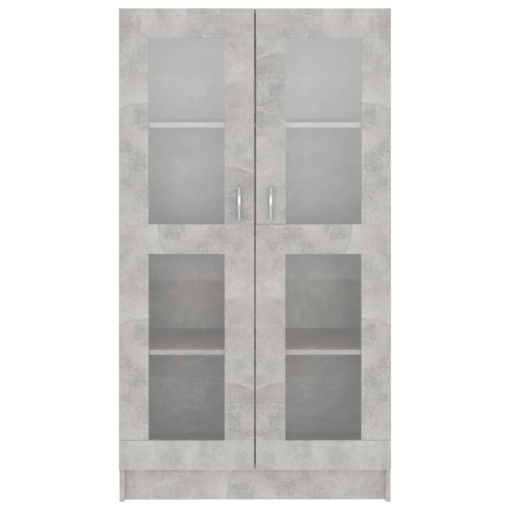 Vitriinikaappi betoninharmaa 82,5x30,5x150 cm - Sisustajankoti.fi