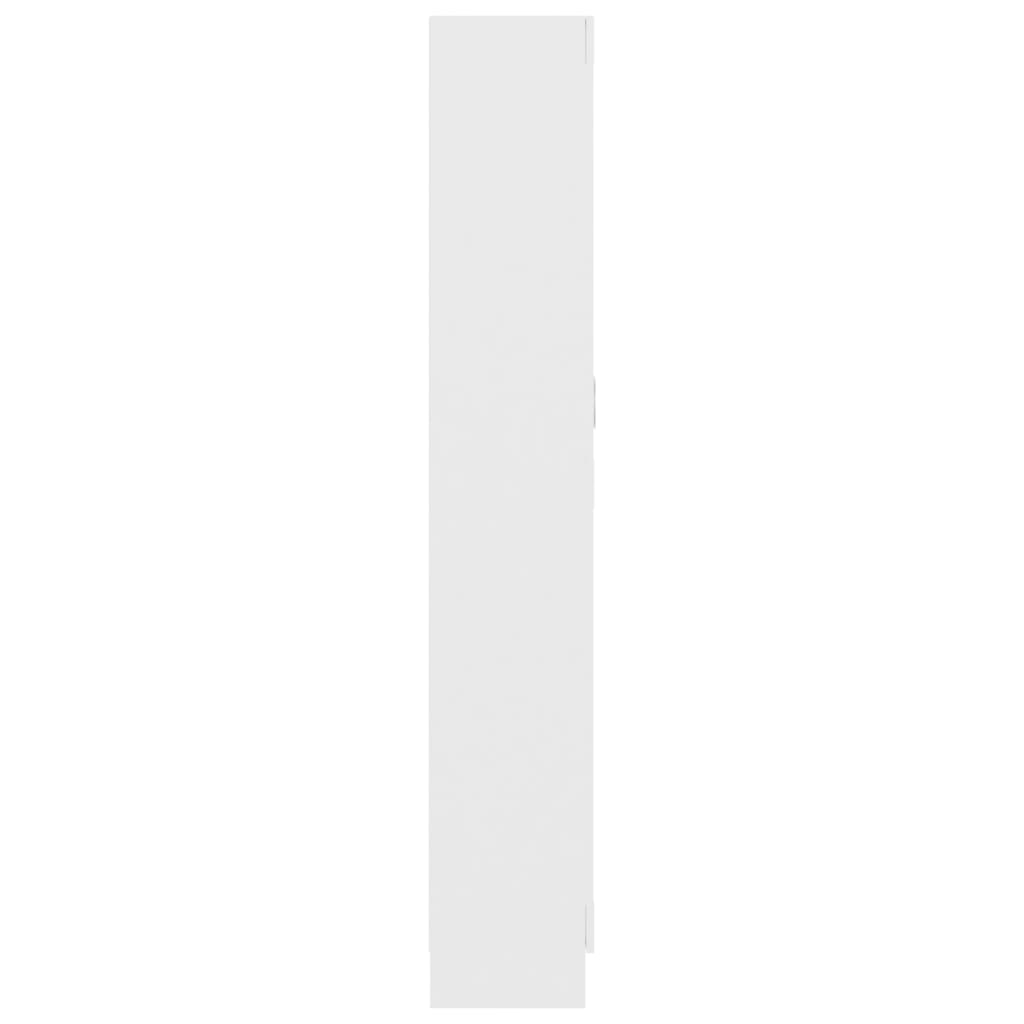 Vitriinikaappi valkoinen 82,5x30,5x185,5 cm - Sisustajankoti.fi