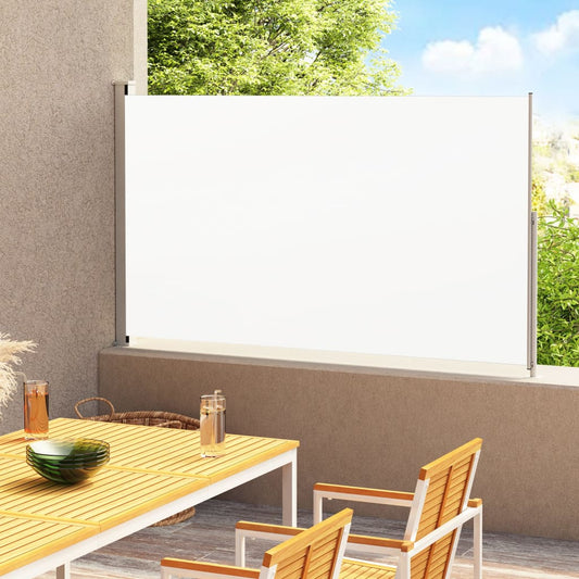 Sisäänvedettävä terassin sivumarkiisi 200x300 cm kerma - Sisustajankoti.fi