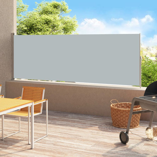 Sisäänvedettävä terassin sivumarkiisi 200x500 cm antrasiitti - Sisustajankoti.fi