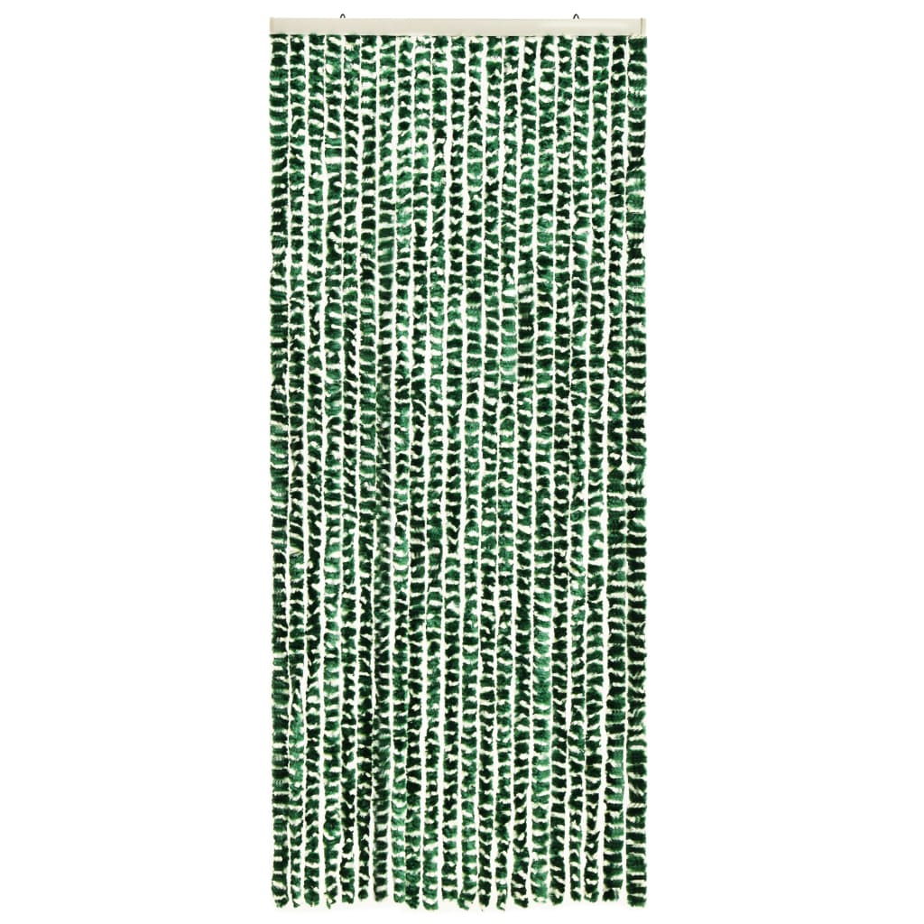 Hyönteisverho vihreä ja valkoinen 56x185 cm Chenille - Sisustajankoti.fi