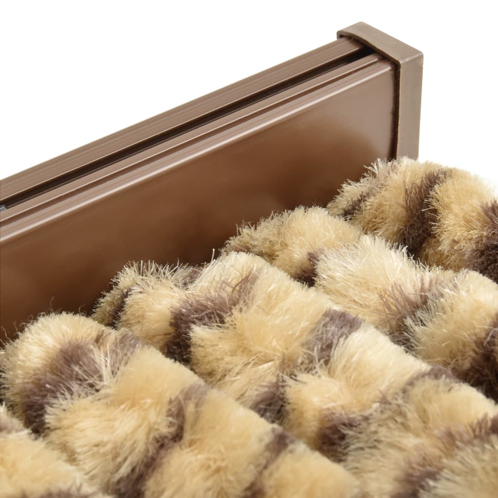 Hyönteisverho beige ja ruskea 56x185 cm Chenille - Sisustajankoti.fi