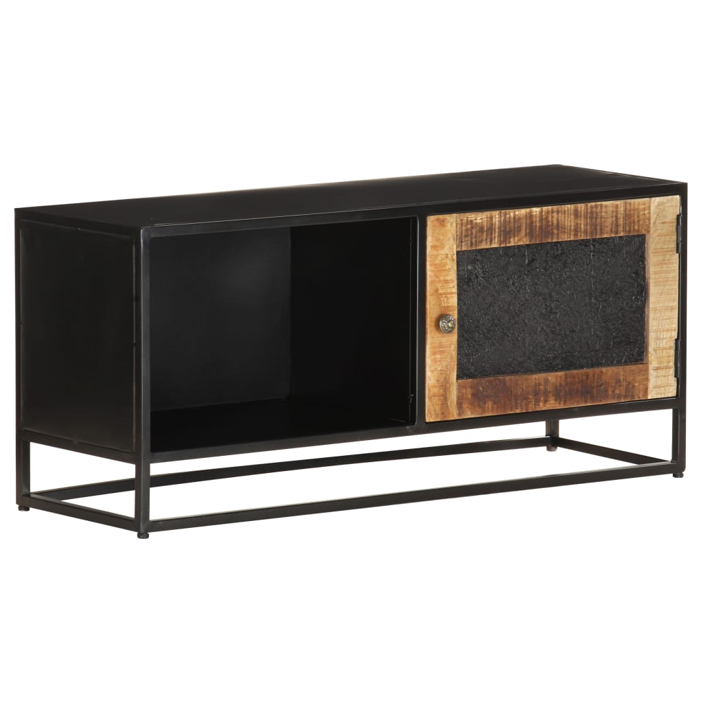 TV-taso 90x30x40 cm karkea mangopuu - Sisustajankoti.fi