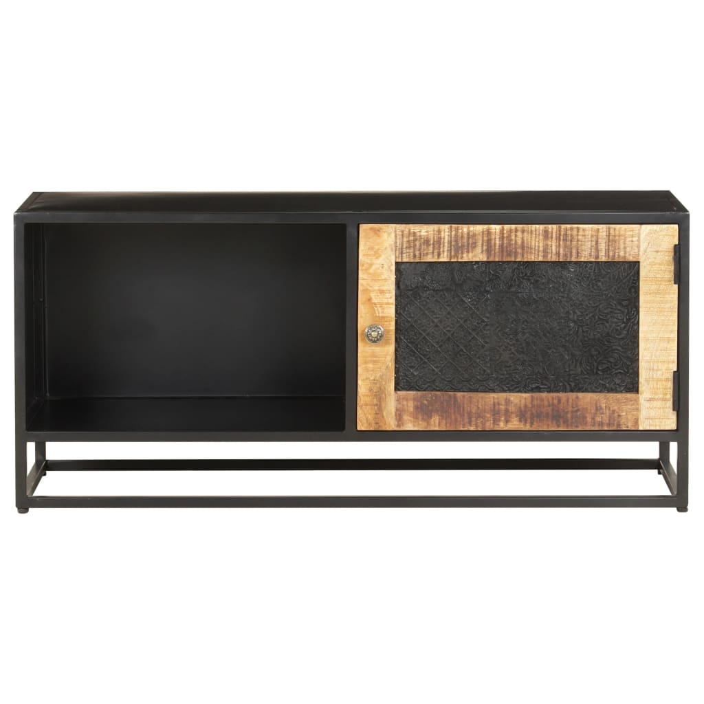 TV-taso 90x30x40 cm karkea mangopuu - Sisustajankoti.fi