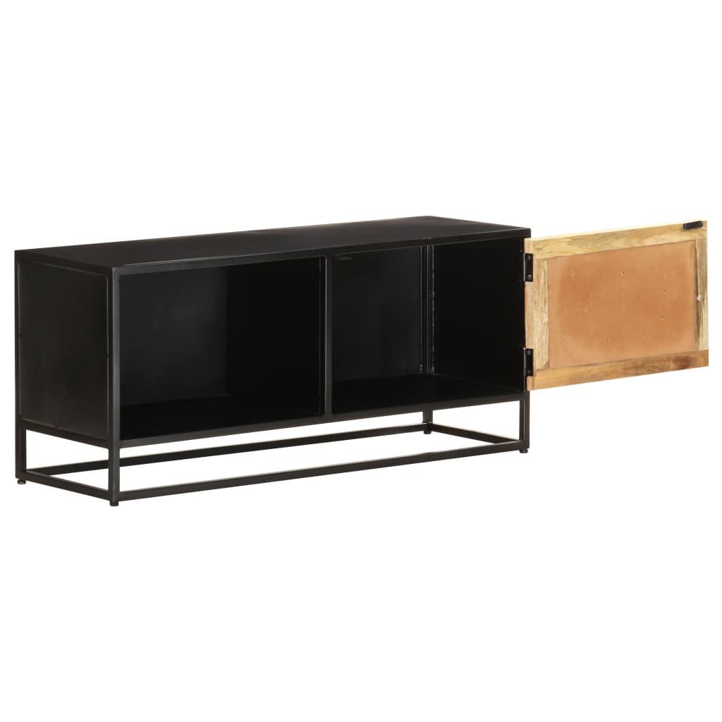 TV-taso 90x30x40 cm karkea mangopuu - Sisustajankoti.fi