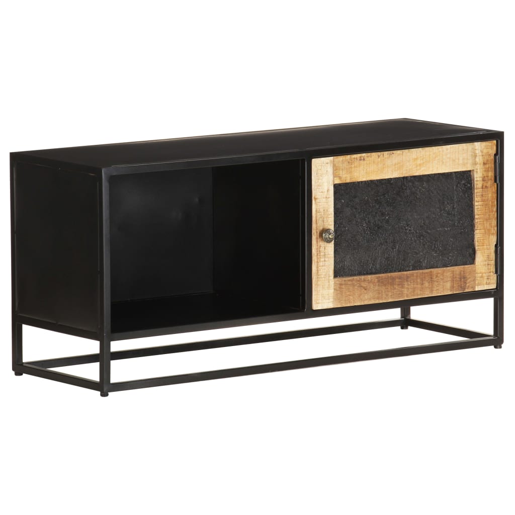 TV-taso 90x30x40 cm karkea mangopuu - Sisustajankoti.fi