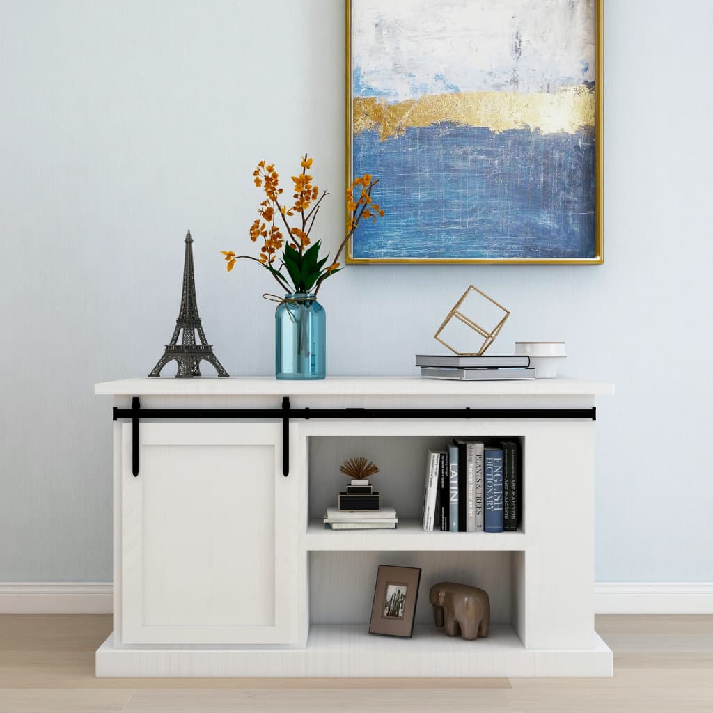 Liukuoven asennussarja mini hiiliteräs 122 cm - Sisustajankoti.fi