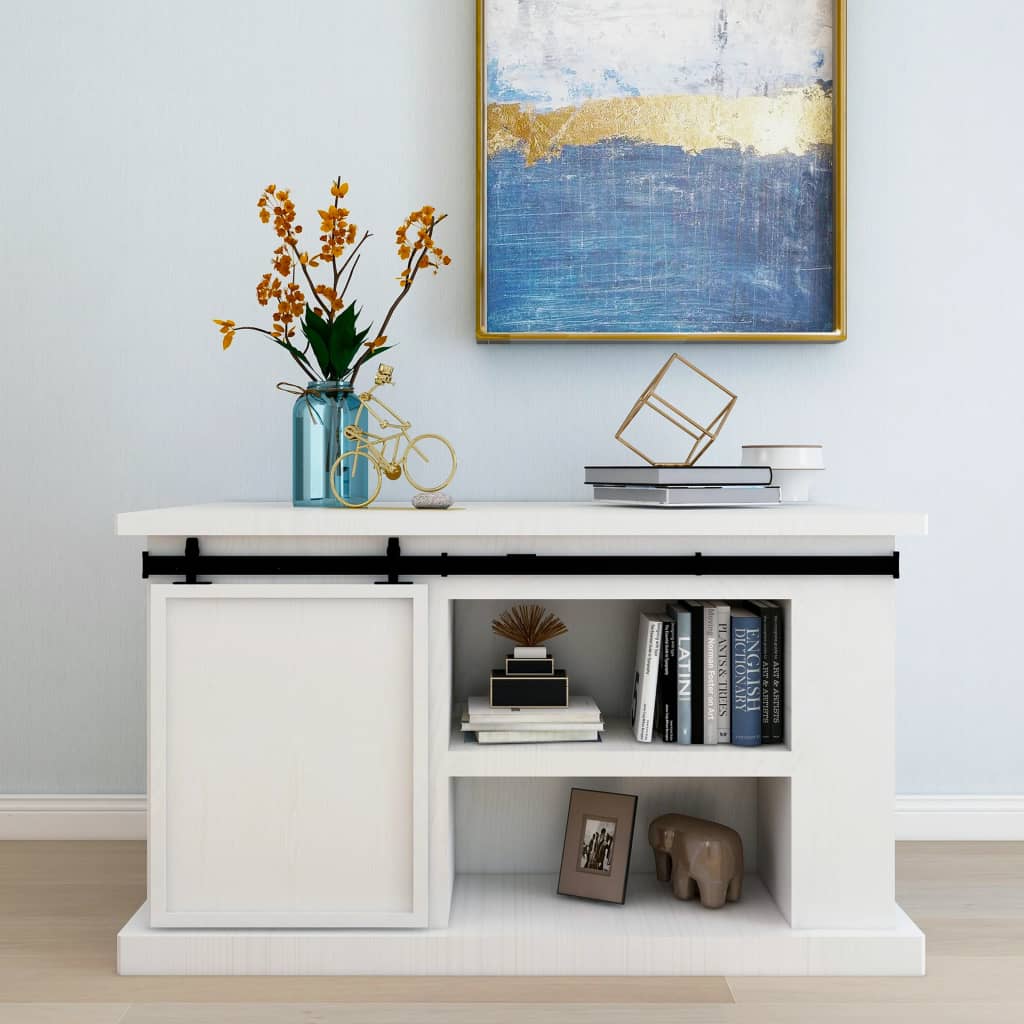 Liukuoven mini asennussarja hiiliteräs 152 cm - Sisustajankoti.fi