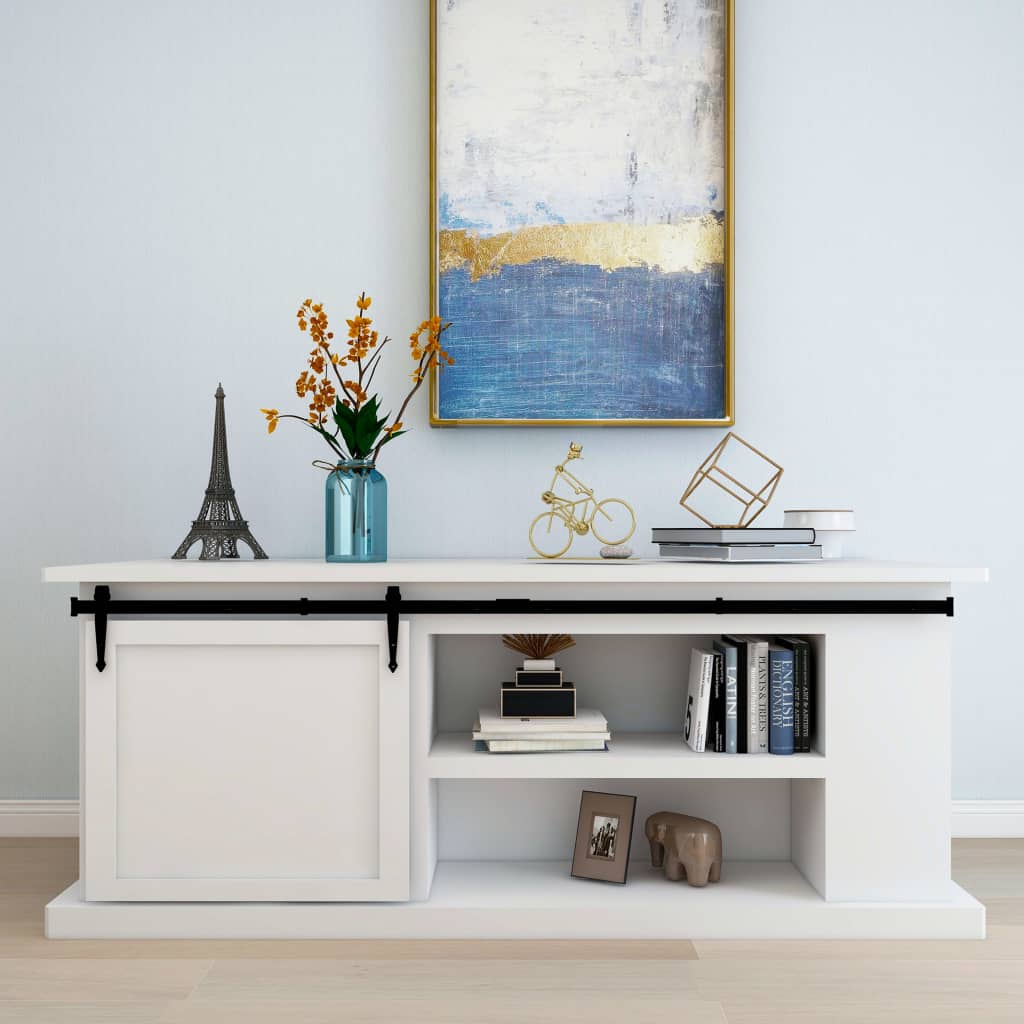 Liukuoven asennussarja mini hiiliteräs 183 cm - Sisustajankoti.fi