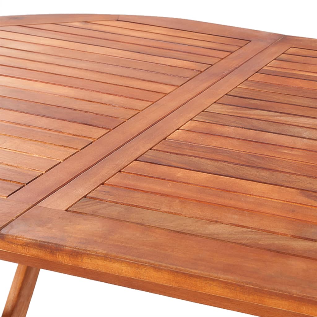 Kokoontaittuva puutarhapöytä 160x85x75 cm täysi akaasiapuu - Sisustajankoti.fi
