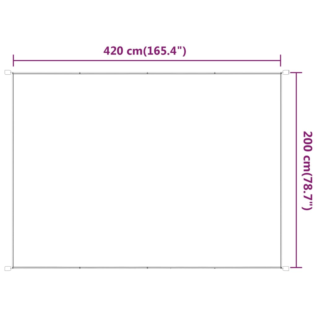 Pystymarkiisi vaaleanvihreä 200x420 cm Oxford kangas - Sisustajankoti.fi