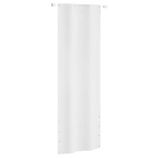 Parvekkeen suoja valkoinen 80x240 cm Oxford kangas - Sisustajankoti.fi