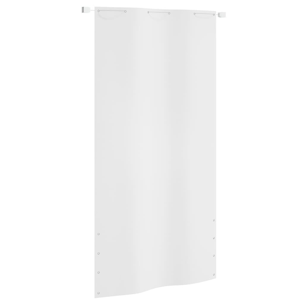 Parvekkeen suoja valkoinen 120x240 cm Oxford kangas - Sisustajankoti.fi